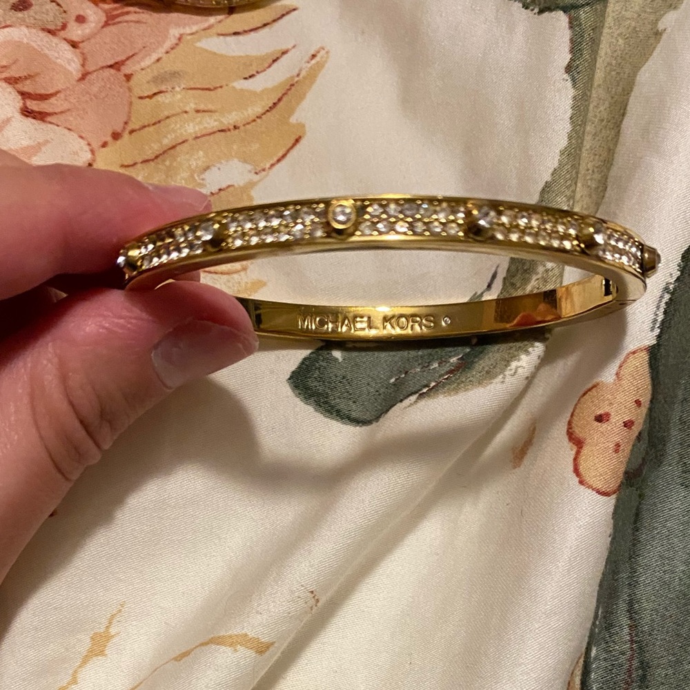 Authentic gold Michael Kors bracelets